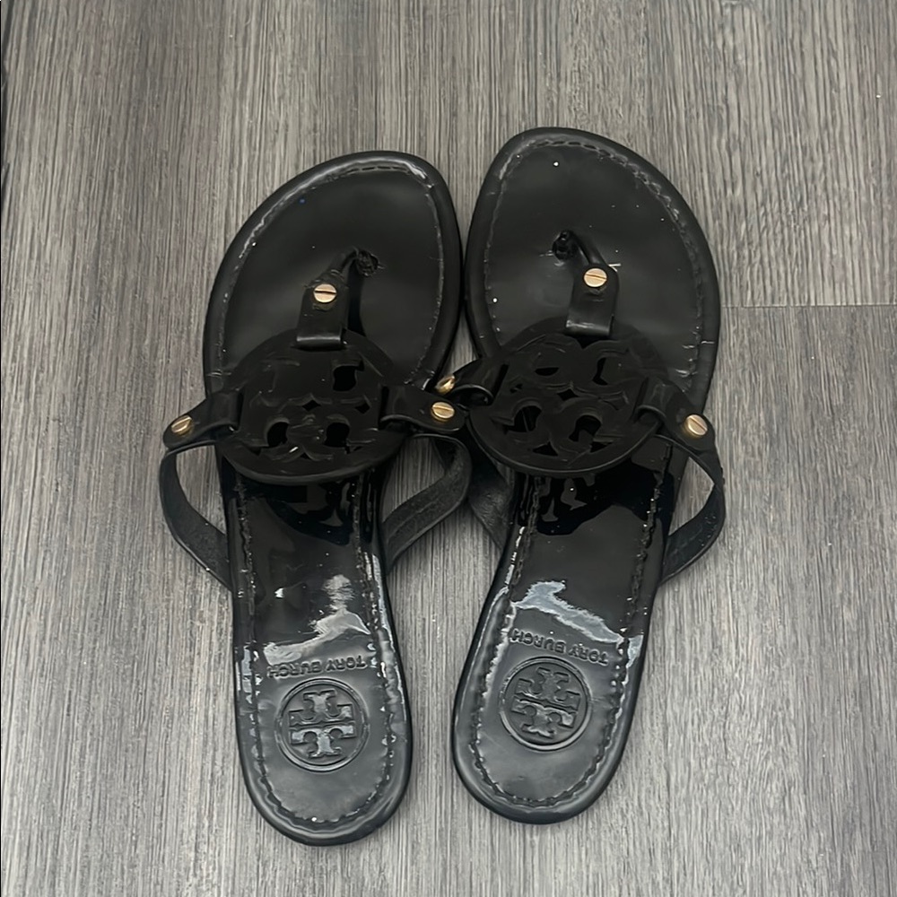 Tory Burch Black Miller Sandals